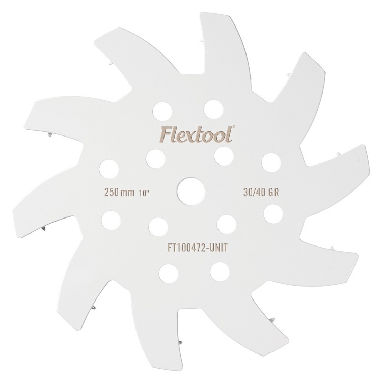 NEW Flextool Bladetec Grinding Plate HC30 40 15S 250 Mm FT100472 UNIT Front