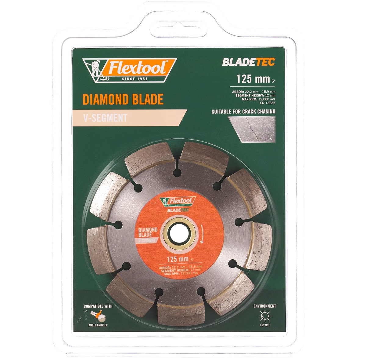 BladeTec Diamond Blade V-Segment — Flextool