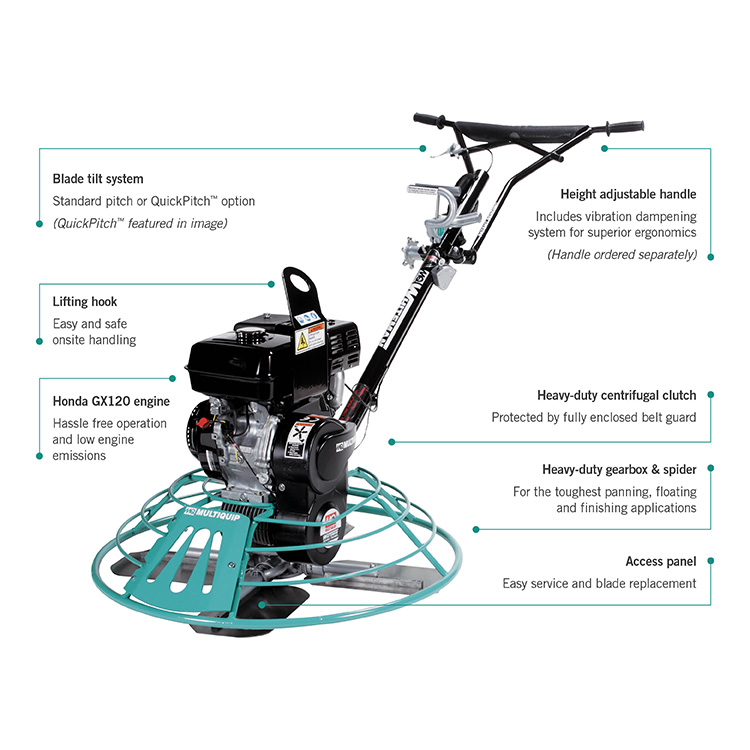 Whiteman WalkBehind Power Trowel J36H90H— Flextool