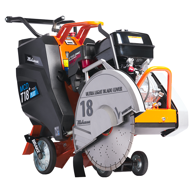 800X800 Mikasa Floor And Road Saw MCD T18H PLUS In Front FT201693 UNIT