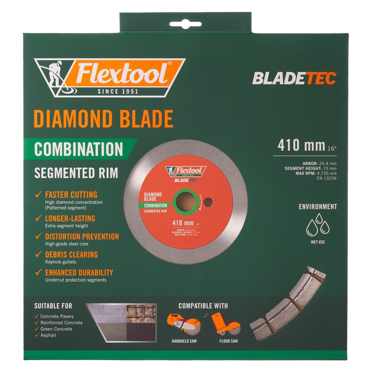 Flextool Diamond Blade Combination 410 Front00058