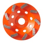 Flextool Diamond Cup Spiral Segment 125 Blade Front00228