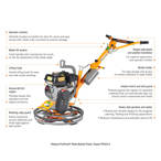 1000X1000 F&B Image Flextool Profinish Walk Behind Power Trowel FP424 2 FT220062 UNIT