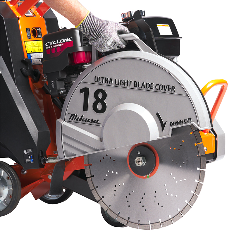 800X800 Mikasa Floor And Road Saw MCD T18H PLUS Blade Cover FT201693 UNIT