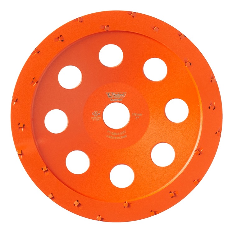 Flextool Diamond Cup PCD Segment 175 Blade Front00211