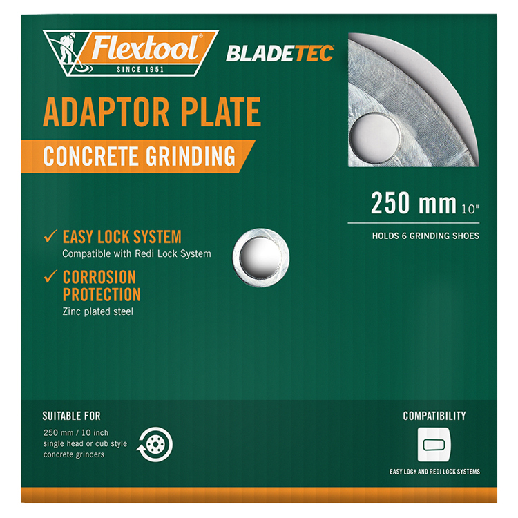 800X800 Flextool Bladetec Adaptor Plate 250 Mm FT100602 UNIT Front Of Pack
