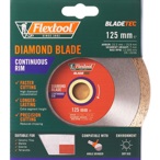 Flextool Diamond Blade Continuous Rim 125 Front00117 (1)